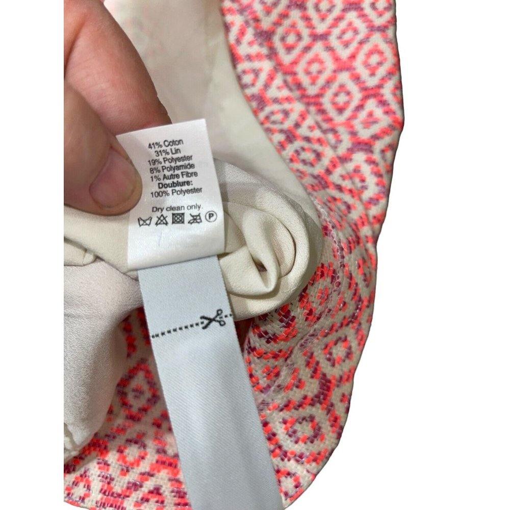 J CREW Women's Textured Printed Shift Dress Size XS? Cotton/Linen/Poly Blend - Picture 12 of 12